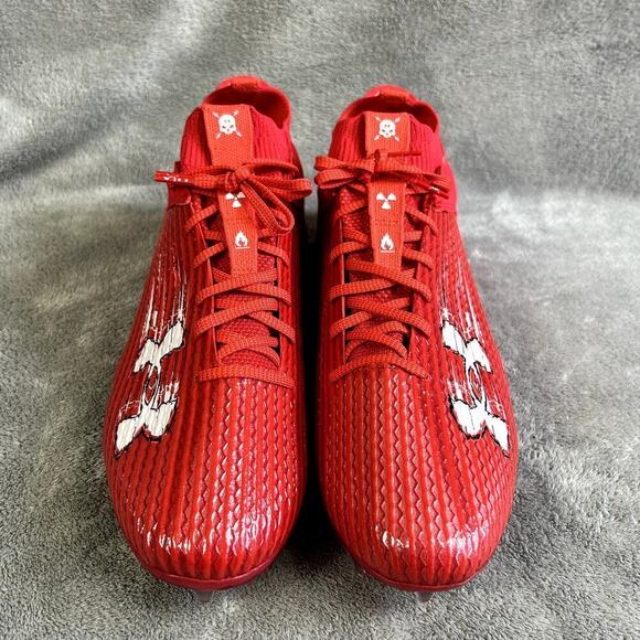 Under Armour Blur Smoke 2.0 MC Red Football Cleats Men’s Size 15 Lightweight main image 12